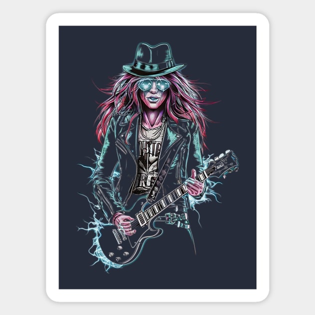 ROCK STAR Magnet by likbatonboot